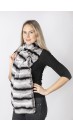 Rex chinchilla fur scarf